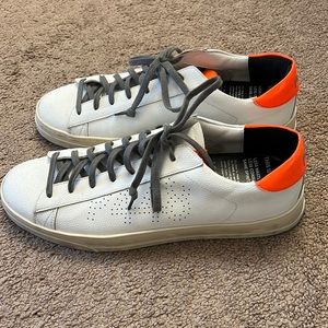 Men’s low top Jack Recycled White Orange P448.